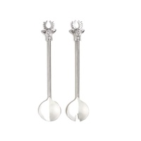 Royal Western Style Twister Handvat RVS Eco-vriendelijke Messing Keuken Serveerbestek Set