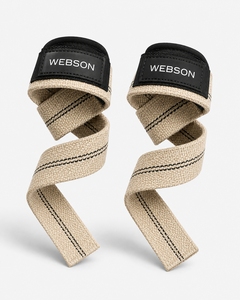 Correas de levantamiento Webson de lona antideslizantes para gimnasio, unisex, con cierre de velcro, las más vendidas, precio económico, personalizables 2026 - Product Image 1