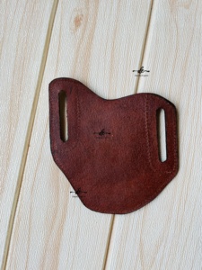 Nouveau concepteur usiné à la main en cuir couteau couverture Style occidental extérieur pour couteau pliant élégant couteau couverture - Product Image 4