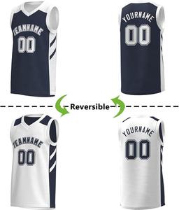 Camisetas de Baloncesto Reversibles de Alta Calidad, Uniformes Personalizados para Equipos, Sublimación Completa, 100% Poliéster, Ropa con Logotipo Personalizado - Product Image 5