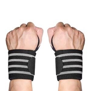 สายรัดข้อมือยกน้ำหนักแบบยืดหยุ่นระดับพรีเมียม สำหรับการฝึกความแข็งแรง ฟิตเนสในยิม สายรัดพยุงมือ อุปกรณ์มืออาชีพ - Product Image 4