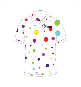 เสื้อยืดลายจุดผู้ชาย แขนสั้น สไตล์ลำลอง สำหรับฤดูร้อน คอกลม พิมพ์ลายแบบซับลิเมชั่น - Product Image 6