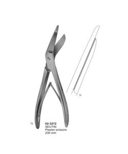 Tijeras para Yeso Seutin de 230 mm, Tijeras de Acero Inoxidable para Cortar Yeso Ortopédico, Instrumento Médico Quirúrgico Reutilizable - Product Image 1