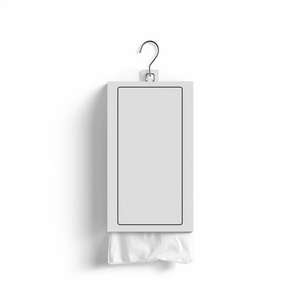 Distributeur mural de mouchoirs en papier pour salle de bain, boîte à mouchoirs en papier doux 2 plis en pâte de bois vierge Ruby, support de serviettes en papier pour la maison - Product Image 5