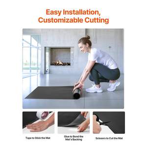 Juego de suelo de gimnasio de PVC de 6,6 'X 3', equipo de Fitness para Pilates, Yoga, colchoneta para entrenamiento de gimnasio para uso doméstico o en estudio - Product Image 5