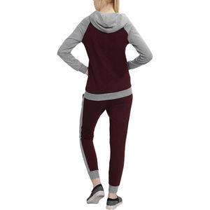 Conjunto Deportivo Casual de 2 Piezas con Logotipo Personalizado, Sudadera con Capucha y Pantalones de Chándal, para Mujer, 100% Poliéster de Alta Calidad, Nuevo y Elegante de GAF - Product Image 3