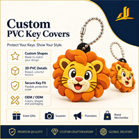 Capuchons de clés personnalisés en silicone souple, imprimés sur mesure, mignons, artistiques et inoubliables, pour animaux, vente en gros