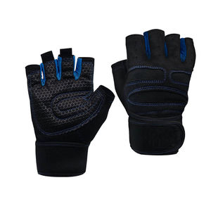 Guantes de Levantamiento de Pesas Deportivos Personalizados, de Piel Sintética, Medios Dedos, Impermeables, con Protección UV, Antideslizantes, para Boxeo - Product Image 1