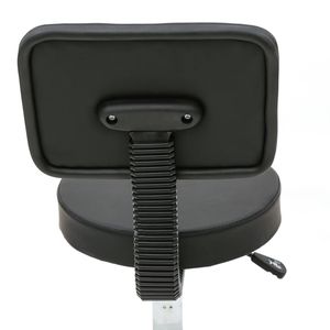 Tabouret de salon rond réglable avec dossier, mobilier de salon avec caractéristiques de confort - Product Image 4