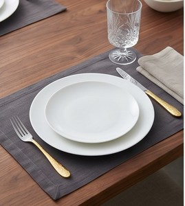 Fourchettes modernes en acier inoxydable avec manches martelées dorées, ensemble de couverts compatibles lave-vaisselle pour mariages et événements spéciaux - Product Image 5