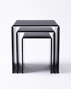Présentoir surélevé moderne en contreplaqué et acrylique 2026 personnalisé avec logo gravé, étagère d'angle pour un montage facile, idéal pour les supermarchés et le commerce de détail - Product Image 3