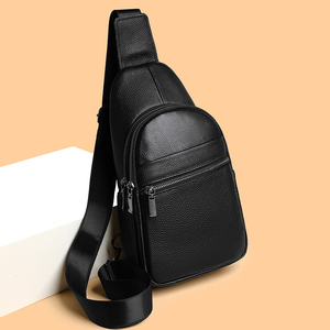 Front Wear Chest Bag Zipper Multiple Secure Pockets Adjustable <b>Shoulder</b> <b>Strap</b> Lightweight Construction Minimalist Design for - Product Image 3