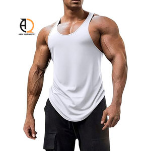 Mens Gym Singlet Stretch Sleeveless Fitness Training Tank - Product Image 1