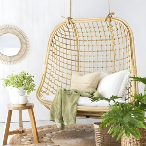 Chaises suspendues en rotin pour extérieur, forme œuf, qualité supérieure, en promotion. - Product Image 6