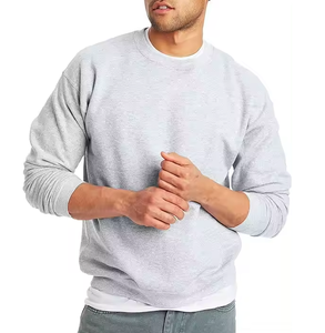 Sudaderas de Alta Calidad, Lisas, Corte Regular, Cuello Redondo, para Hombre, Hechas a Medida, Teñidas en Color Sólido - Product Image 1