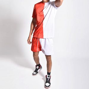 Ensemble de survêtement décontracté pour femme, automne, écologique, séchage rapide, 2 pièces, chemises à manches longues et shorts, respirant, en coton/polyester tricoté - Product Image 5