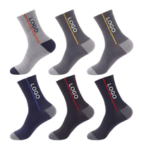 Chaussettes de sport en coton personnalisées pour équipes, antidérapantes, respirantes, épaisses, pour le tennis, le football, la gym, la course à pied, chaussettes de compression pour hommes