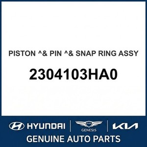 Pistons et segments neufs Elantra 2304103HA0 - Product Image 1