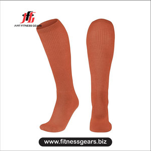 Knee High Nylon Seamless Anti-Slip Football <b>Compression</b> <b>Socks</b> Solid Black for Adult Casual Sports - Product Image 3