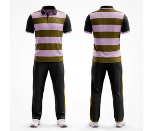 Professional <b>Cricket</b> Uniform with Custom Logo Printing | Men Women Youth <b>Cricket</b> Wears Polo Shirt and Trouser <b>Full</b> Team Outfit - Product Image 1