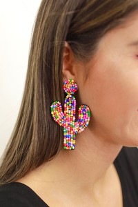 Boucles d'oreilles bohèmes en forme d'animal avec perles et strass en cristal pour femmes, bijoux de fête, plaqué or, alliage de zinc - Product Image 3