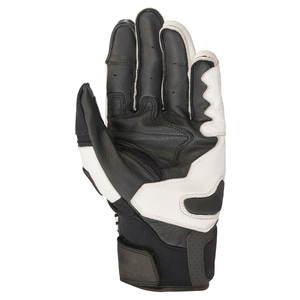<b>Men</b> Full Finger <b>Leather</b> Racing <b>Gloves</b> With Palm Guard Breathable Outdoor Riding Protective Hand wear Velcro Closure - Product Image 2