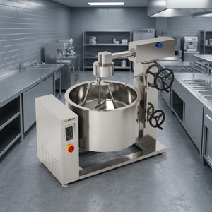 Induction Rotating Jacketed Steam Kettle Amicook 380V/440V Model stir fry cooking temperature control high performance electric - Product Image 1