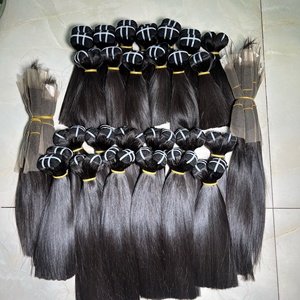 Weft Straight Grade 12A <b>Top</b> Wholesale 100% Vietnamese Remy Hair Extensions Super <b>Silky</b> Straight Hair Length 8 10 Inches - Product Image 4