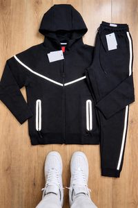 Conjunto de Sudadera con Capucha y Pantalones Deportivos de Forro Polar Térmico de Alta Calidad para Hombre, de Secado Rápido, con Color y Logotipo Personalizables - Product Image 6