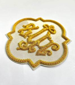 Badges personnalisés brodés à la main en fil de bullion – Porte-badge de poche haut de gamme – Badges en bullion personnalisés de qualité supérieure fabriqués sur mesure par les fabricants - Product Image 1