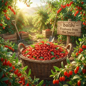 Baies de Goji Sucrées Séchées AD en Vrac, Ingrédient Biologique pour Boissons Chinoises à Base de Plantes, 140 Grains/50g (280g) pour Thés et Boissons Fonctionnelles - Product Image 6