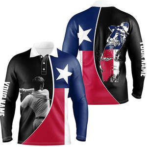 Camisetas Polo Ecológicas Personalizadas con Diseño 3D en Azul Marino, Dorado Antiguo y Dorado, Moda Sostenible, Personalizables para Marcas - Product Image 2