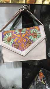 Bolso de mano adornado con diseño clásico, cuentas suaves hechas a mano, trabajo con hilo, bolso de fiesta indio, bolsos de hombro para mujer - Product Image 6