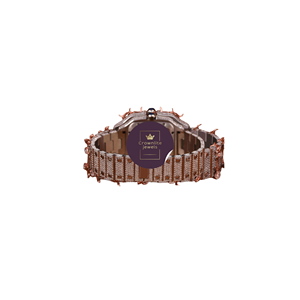 Nuevo Reloj de Lujo para Hombre con Diamantes Incrustados en Acero Inoxidable, con Diamantes Moissanite VVS de Corte Redondo, Movimiento de Cuarzo Personalizado Estilo Hip Hop - Product Image 3