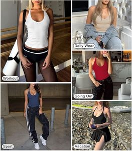 Camiseta Deportiva de Alto Rendimiento para Mujer, Diseño Personalizado, Suave, Elástica, de Secado Rápido, sin Mangas, para Entrenamiento, Running, Yoga y Actividades - Product Image 5