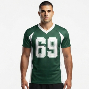 Short Sleeve V-Neck American Football Jersey Premium Quality American Football Jersey Soft And Breathable Football Player Jersey - Product Image 1