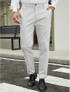 Pantalones de Vestir RABUSH SPORTS Personalizados de Alta Calidad para Hombre, Corte Ajustado, Elásticos, Casuales, Ecológicos, 100% Algodón Canvas, Transpirables - Product Image 3