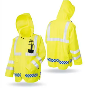 Chaqueta de Seguridad para Hombre, Invierno, Alta Visibilidad, ANSI Clase 1, Impermeable, Ignífuga, Aislada, Verde, para Trabajo en Carretera, con Diseño Reflectante - Product Image 4