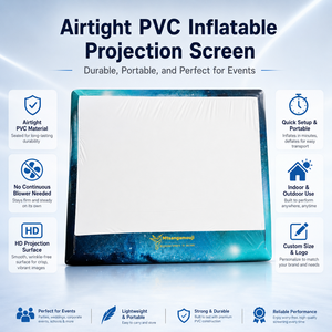 Pantalla Inflable Gigante Personalizada para Cine al Aire Libre con Proyector, para Fiestas y Eventos en el Patio Trasero, Alquiler - Product Image 1