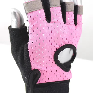 Guantes de Levantamiento de Pesas GEO BROTHERS de Medio Dedo con Logotipo Personalizado, Material de Poliéster para Gimnasio y Entrenamiento Unisex - Product Image 2