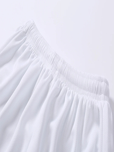 Ensemble de maillot de football d'Italie bleu à manches courtes, col rond, respirant, en polyester, uniforme pour garçons et enfants, short blanc à taille élastique - Product Image 3