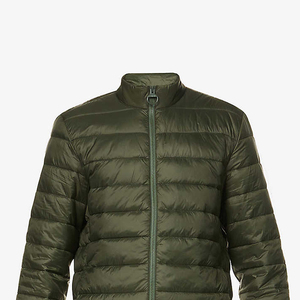Wholesale Price Custom Logo Print Stand Collar Patchwork <b>Quilted</b> Puffer Jacket for Unisex Light Weight <b>Winter</b> Jacket - Product Image 3