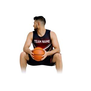 Uniforme de Baloncesto Transpirable Unisex para Adultos al por Mayor, con Sublimación de Poliéster, Nombre y Número del Equipo Personalizados - Product Image 4