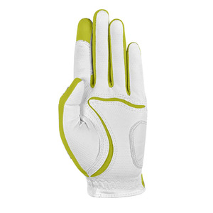 Guantes de Golf de Piel de Oveja para Hombre, Blancos y Verde Lima, Transpirables, Antideslizantes, Suaves, Elásticos y Ligeros - Product Image 3