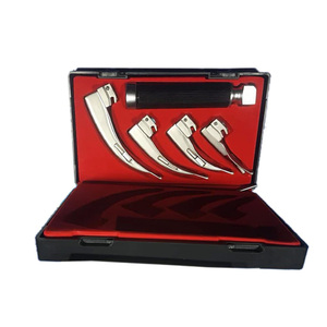 Hot Sale Premium Manual Stainless Steel Fiber <b>Optic</b> Laryngoscope Set Difficult Airway Intubation OEM Basis Surgical <b>Instruments</b> - Product Image 6