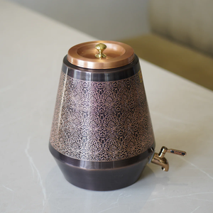 Luxury Eco-Friendly Modern Copper Water Storage Urn Artisan Crafted Beverage Dispenser Premium Tap Restaurant Hotel Home Dining - Product Image 3