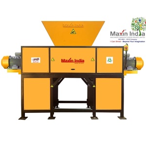 Broyeur de déchets de qualité supérieure, machine à broyer le plastique électrique semi-automatique à double arbre - Product Image 1