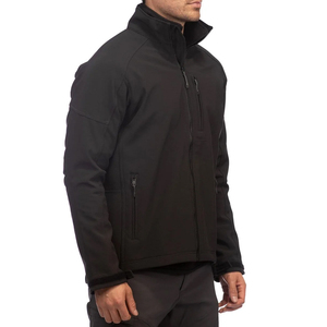 Men's High Quality Softshell Winter <b>Jacket</b> Stand Collar Windbreaker Design with Custom Logo <b>Waterproof</b> and <b>Warm</b> OEM Service - Product Image 2