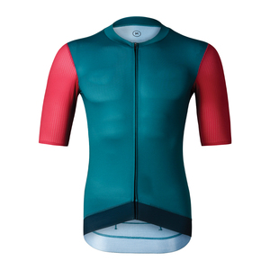 Maillot de cyclisme de haute qualité, respirant, en polyester, avec logo personnalisé par sublimation pour les cyclistes professionnels - Product Image 1