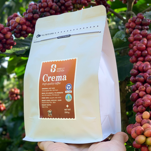 Grains de café expresso torréfié au Vietnam Robusta Arabica CREMA Blend Dark Roast - Product Image 6